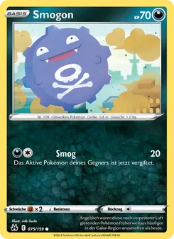 Karte Smogon aus Zenit der Könige, Nummer 075/159