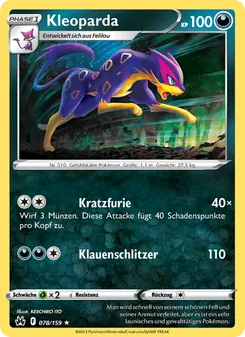 Karte Kleoparda aus Zenit der Könige, Nummer 078/159