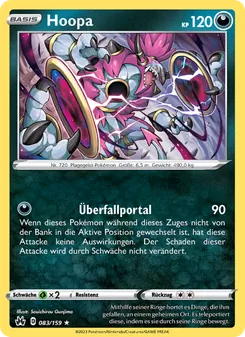 Karte Hoopa aus Zenit der Könige, Nummer 083/159