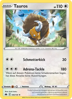 Karte Tauros aus Zenit der Könige, Nummer 106/159