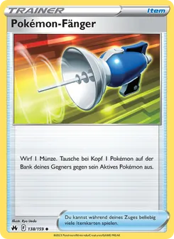 Karte Pokémon-Fänger aus Zenit der Könige, Nummer 138/159