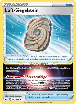 Karte Luft-Siegelstein aus Zenit der Könige, Nummer 143/159