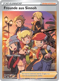 Karte Freunde aus Sinnoh aus Zenit der Könige, Nummer 149/159