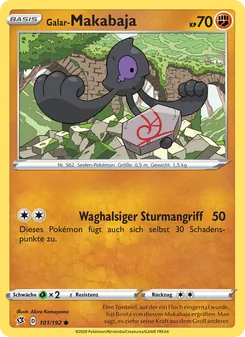 Karte Galar-Makabaja aus Clash der Rebellen, Nummer 101/192