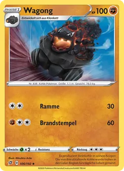 Karte Wagong aus Clash der Rebellen, Nummer 106/192