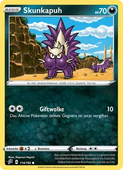 Karte Skunkapuh aus Clash der Rebellen, Nummer 114/192