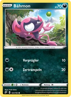Karte Bähmon aus Clash der Rebellen, Nummer 123/192