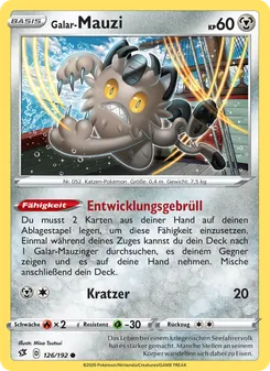 Karte Galar-Mauzi aus Clash der Rebellen, Nummer 126/192