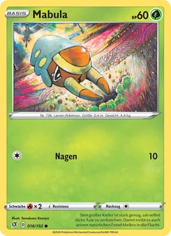 Karte Mabula aus Clash der Rebellen, Nummer 16/192