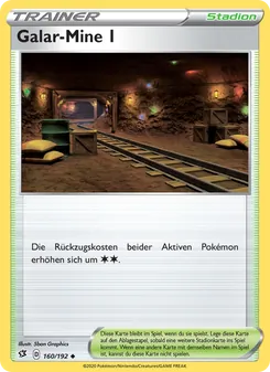 Karte Galar-Mine 1 aus Clash der Rebellen, Nummer 160/192