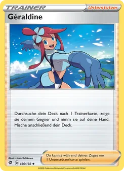 Karte Géraldine aus Clash der Rebellen, Nummer 166/192