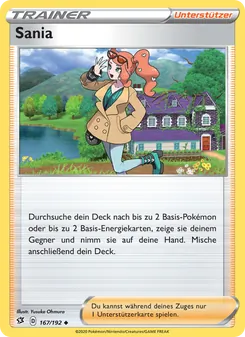 Karte Sania aus Clash der Rebellen, Nummer 167/192