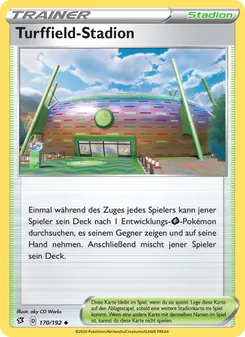 Karte Turffield-Stadion aus Clash der Rebellen, Nummer 170/192