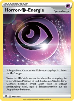 Karte Horror-Psychic-Energie aus Clash der Rebellen, Nummer 172/192
