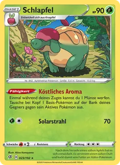 Karte Schlapfel aus Clash der Rebellen, Nummer 23/192