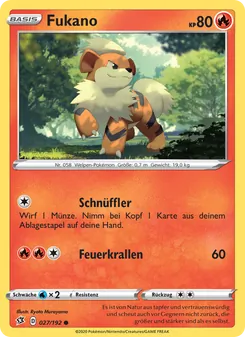 Karte Fukano aus Clash der Rebellen, Nummer 27/192