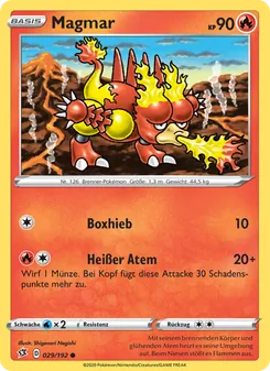 Karte Magmar aus Clash der Rebellen, Nummer 29/192
