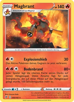 Karte Magbrant aus Clash der Rebellen, Nummer 30/192