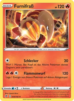 Karte Furnifraß aus Clash der Rebellen, Nummer 34/192