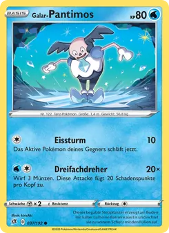Karte Galar-Pantimos aus Clash der Rebellen, Nummer 37/192