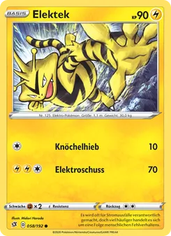 Karte Elektek aus Clash der Rebellen, Nummer 58/192