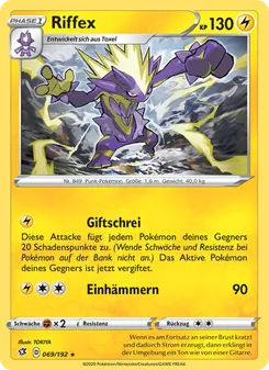 Karte Riffex aus Clash der Rebellen, Nummer 69/192