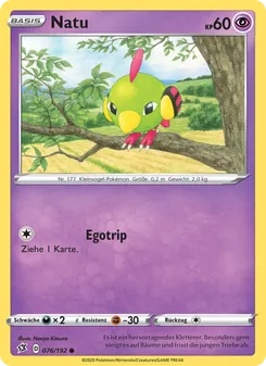 Karte Natu aus Clash der Rebellen, Nummer 76/192