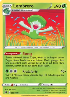 Karte Lombrero aus Clash der Rebellen, Nummer 8/192