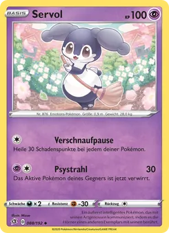 Karte Servol aus Clash der Rebellen, Nummer 88/192