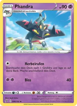 Karte Phandra aus Clash der Rebellen, Nummer 90/192