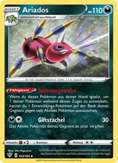 Karte Ariados aus Flammende Finsternis, Nummer 103/189