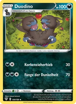 Karte Duodino aus Flammende Finsternis, Nummer 109/189