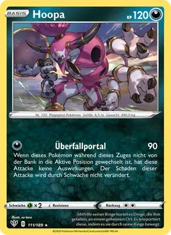 Karte Hoopa aus Flammende Finsternis, Nummer 111/189