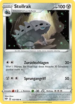 Karte Stollrak aus Flammende Finsternis, Nummer 122/189