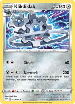 Karte Klikdiklak aus Flammende Finsternis, Nummer 127/189