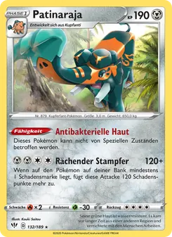 Karte Patinaraja aus Flammende Finsternis, Nummer 132/189