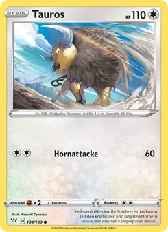 Karte Tauros aus Flammende Finsternis, Nummer 134/189