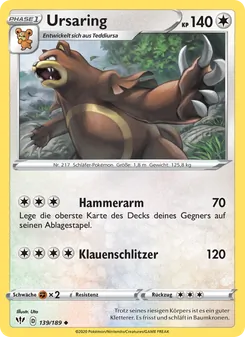 Karte Ursaring aus Flammende Finsternis, Nummer 139/189