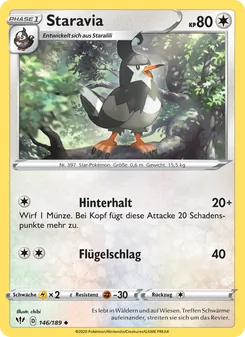 Karte Staravia aus Flammende Finsternis, Nummer 146/189
