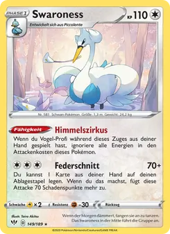 Karte Swaroness aus Flammende Finsternis, Nummer 149/189
