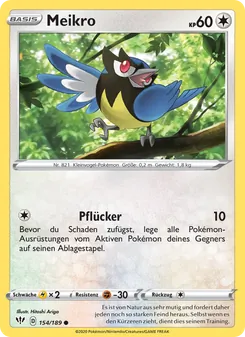 Karte Meikro aus Flammende Finsternis, Nummer 154/189