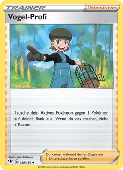 Karte Vogel-Profi aus Flammende Finsternis, Nummer 159/189
