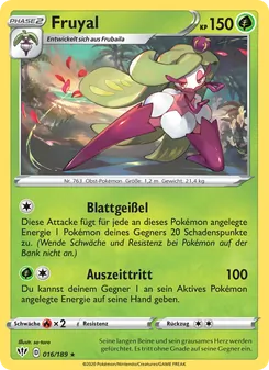Karte Fruyal aus Flammende Finsternis, Nummer 16/189
