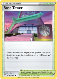 Karte Rose Tower aus Flammende Finsternis, Nummer 169/189