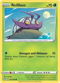 Karte Reißlaus aus Flammende Finsternis, Nummer 17/189
