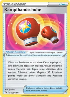 Karte Kampfhandschuhe aus Flammende Finsternis, Nummer 171/189