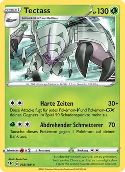 Karte Tectass aus Flammende Finsternis, Nummer 18/189