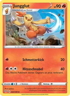 Karte Jungglut aus Flammende Finsternis, Nummer 23/189