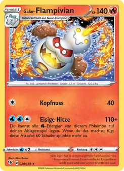 Karte Galar-Flampivian aus Flammende Finsternis, Nummer 28/189