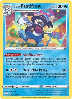 Karte Galar-Pantifrost aus Flammende Finsternis, Nummer 36/189